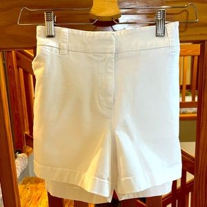 White J Crew shorts, size 6, minimal wear and great condition, flattering fit